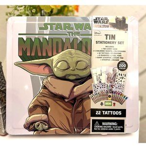 Star Wars The Mandalorian collectible Tin Stationery Playset over 200 pcs